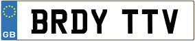 Truck License Plate
